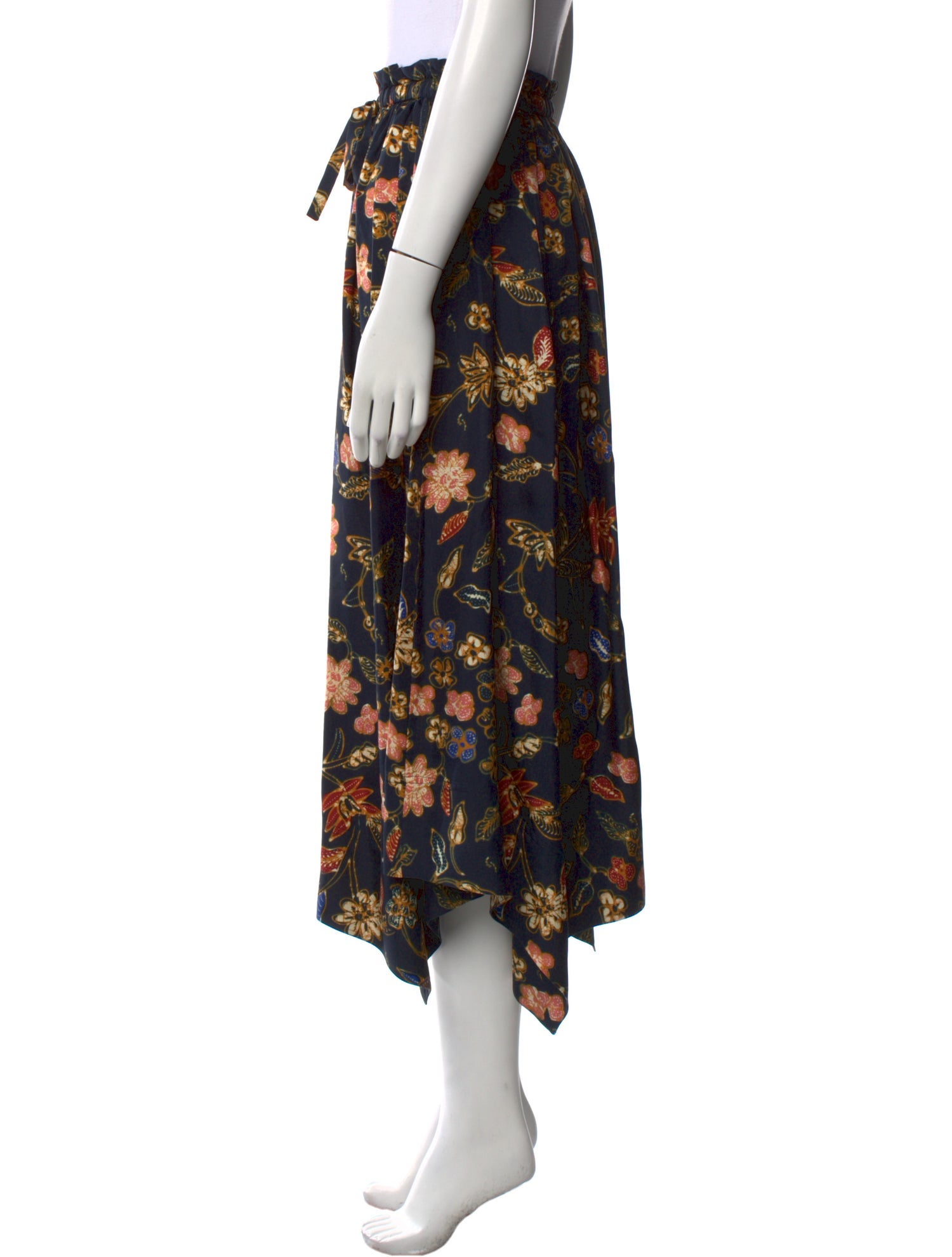 Ulla Johnson Silk Midi Length Skirt