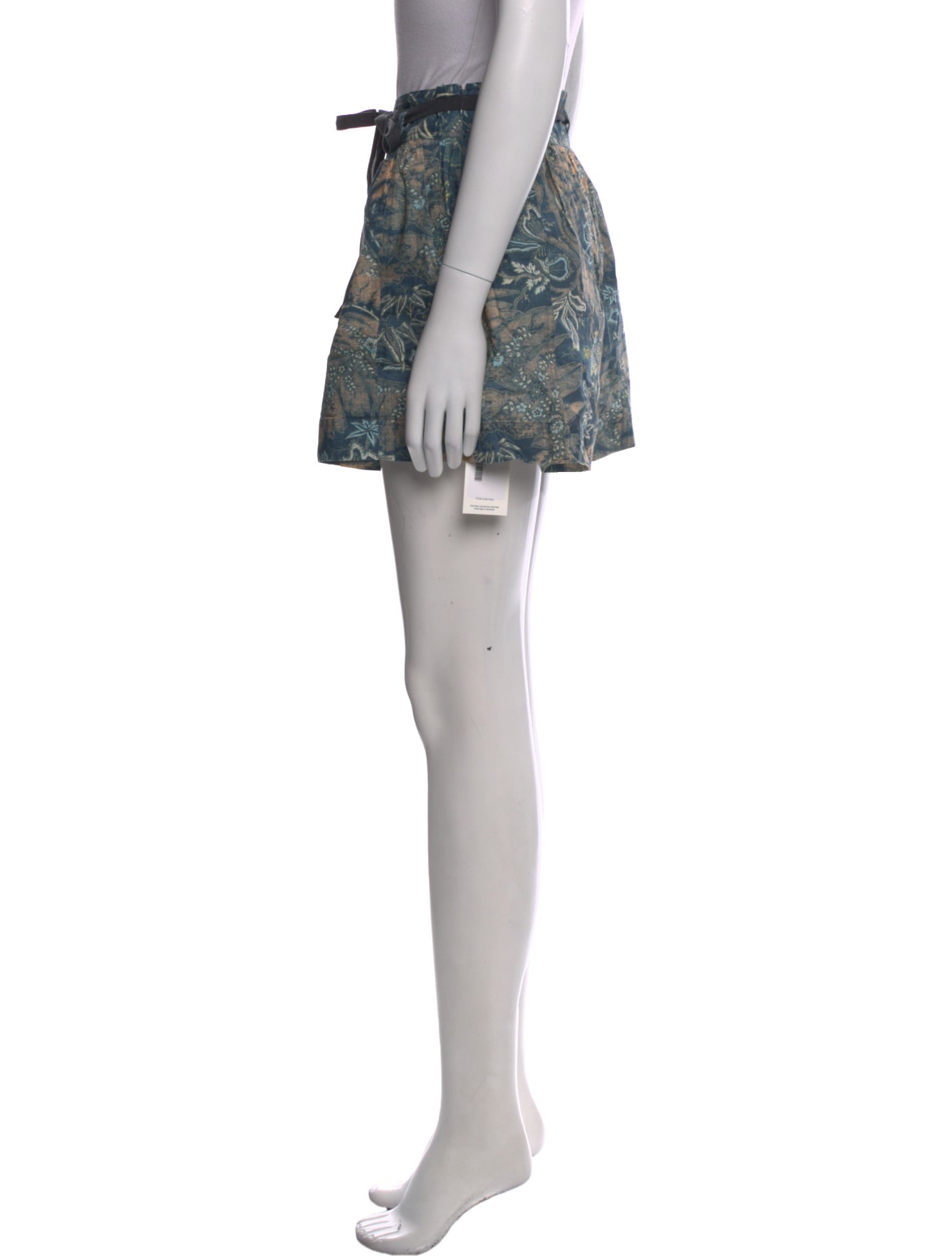 Ulla Johnson Floral Print Mini Shorts