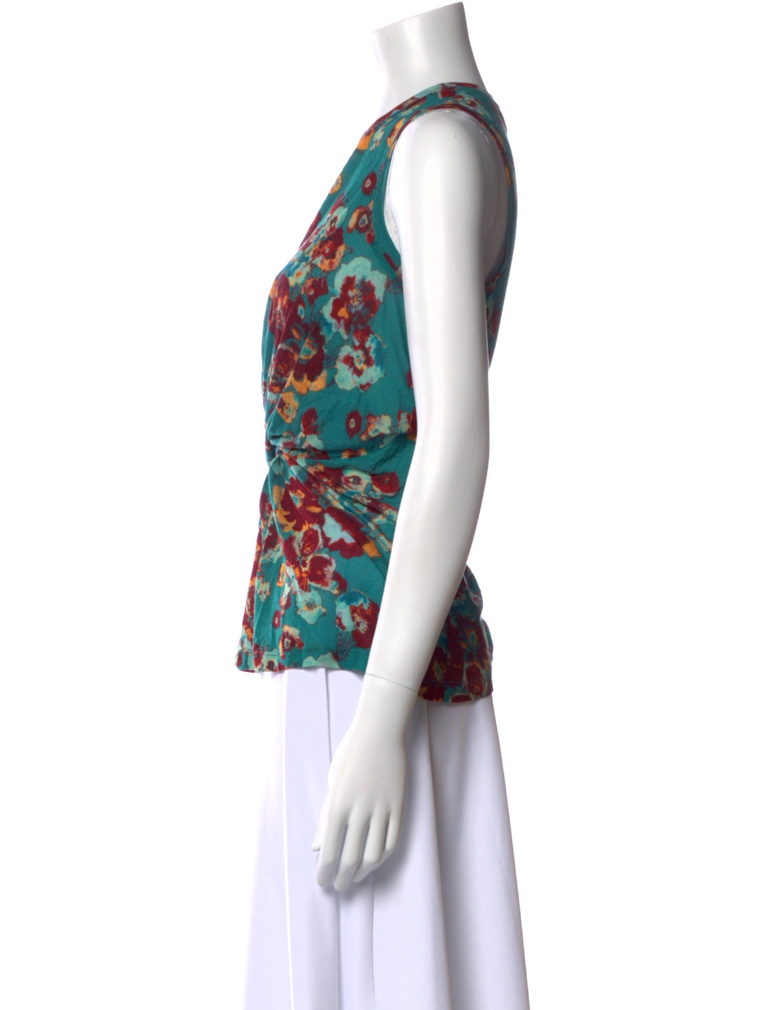 Ulla Johnson Floral Print Crew Neck Top w/ Tags