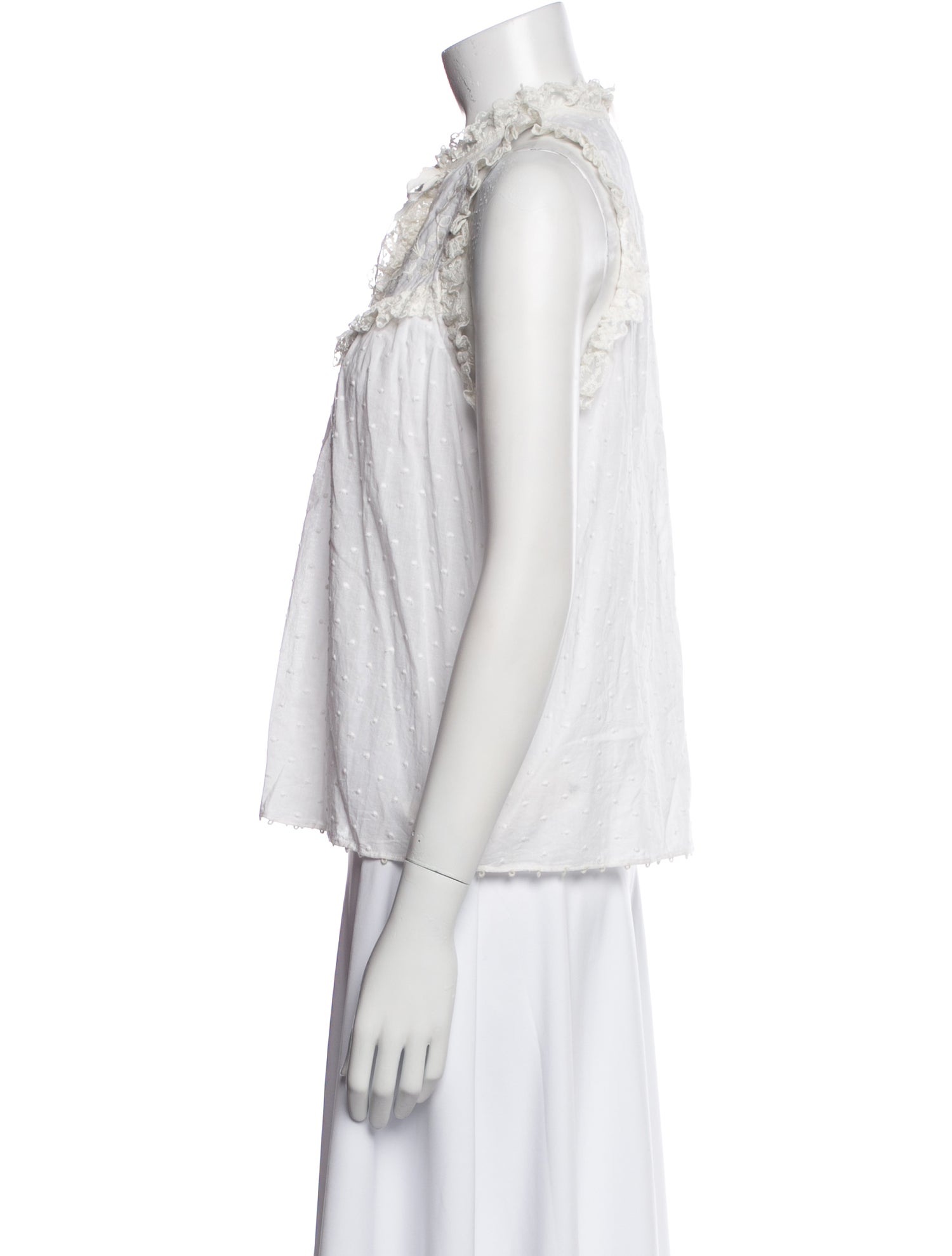 Ulla Johnson Mock Neck Sleeveless Blouse w/ Tags