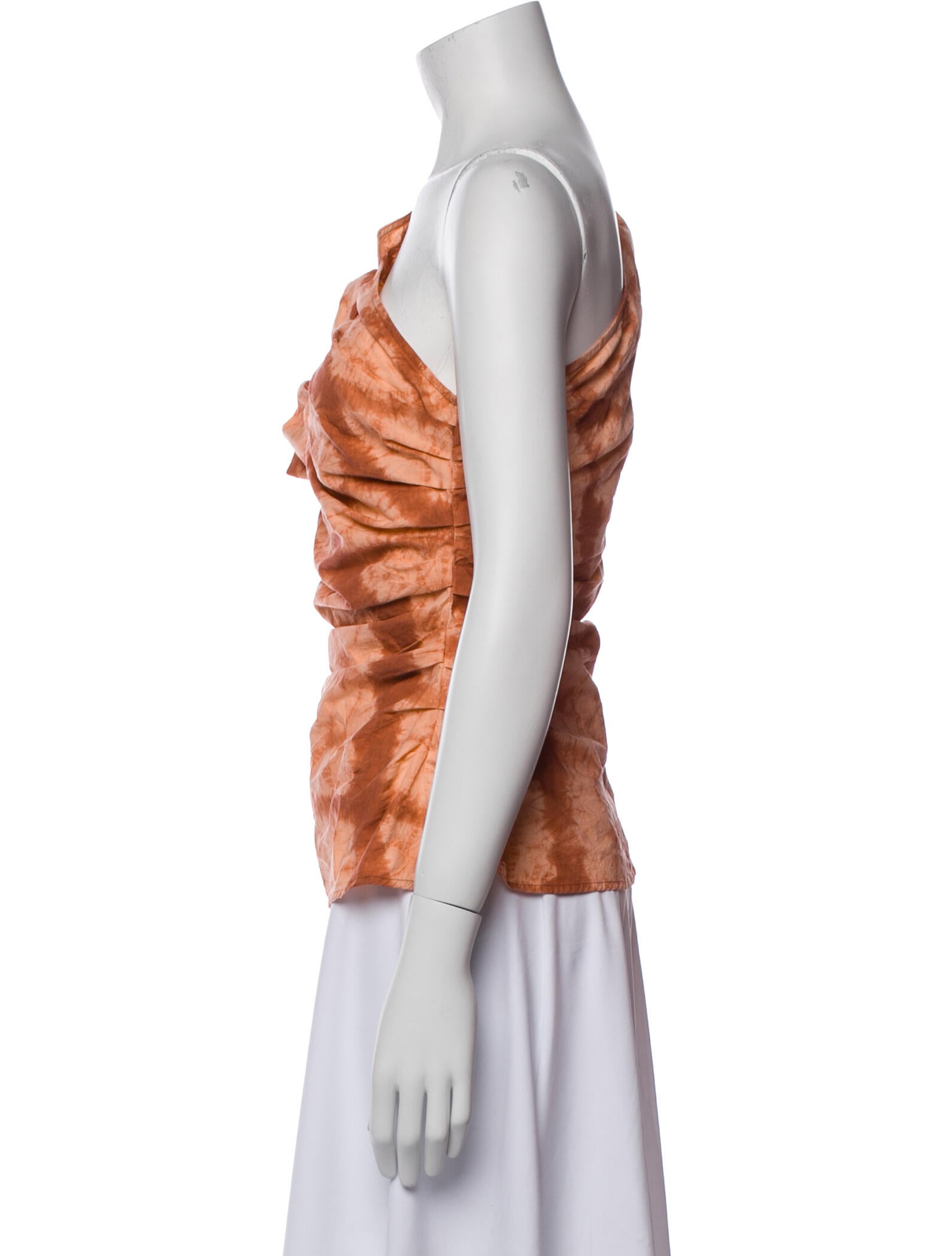 Ulla Johnson Tie-Dye Print One-Shoulder Top