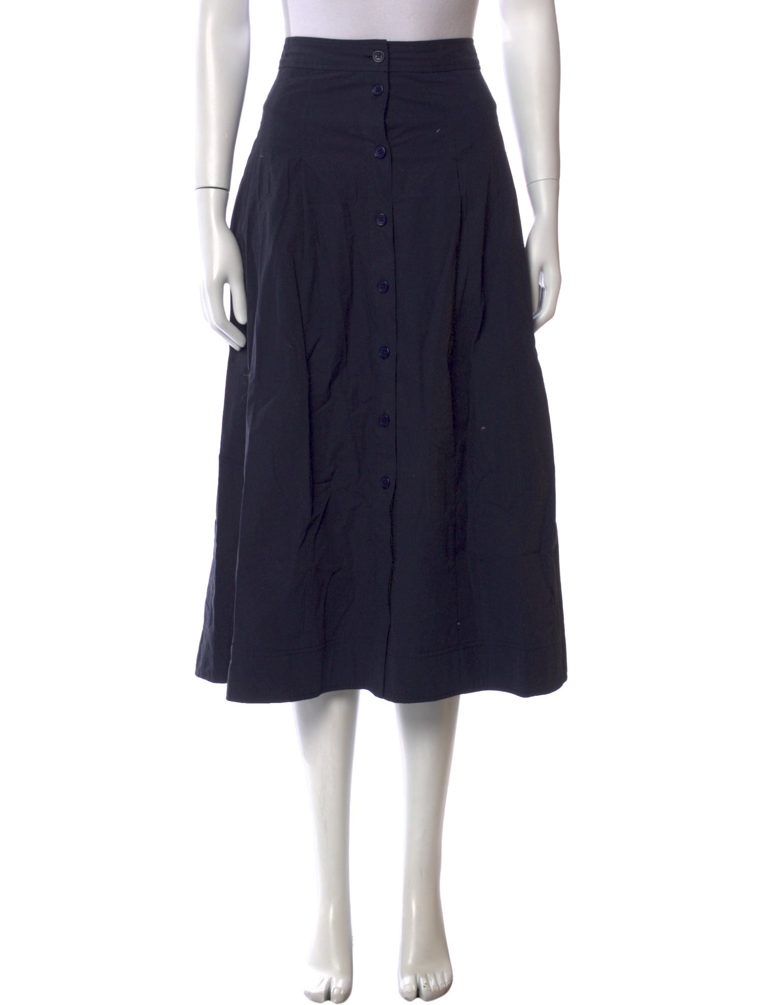 Ulla Johnson Pleated Accents Midi Length Skirt