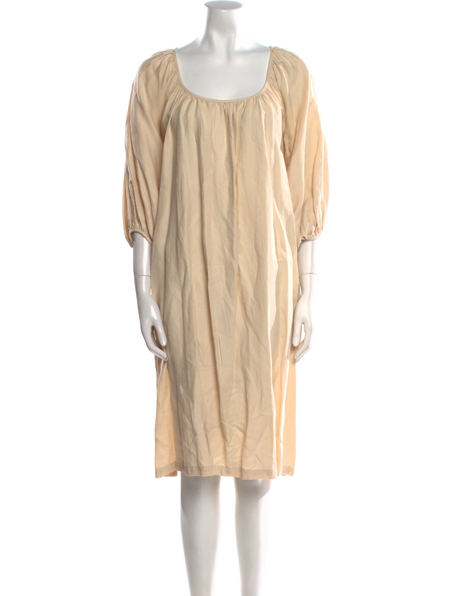 Ulla Johnson Scoop Neck Midi Length Dress