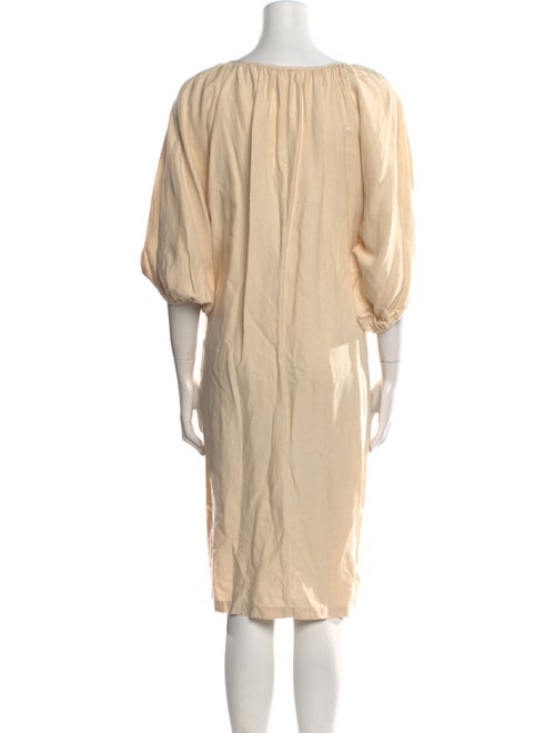 Ulla Johnson Scoop Neck Midi Length Dress