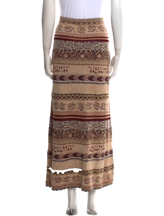 Ulla Johnson Printed Midi Length Skirt