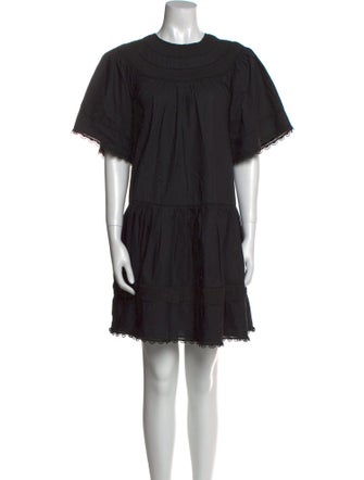 Ulla Johnson Crew Neck Mini Dress