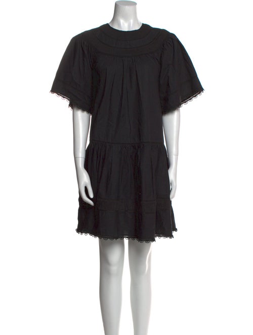 Ulla Johnson Crew Neck Mini Dress