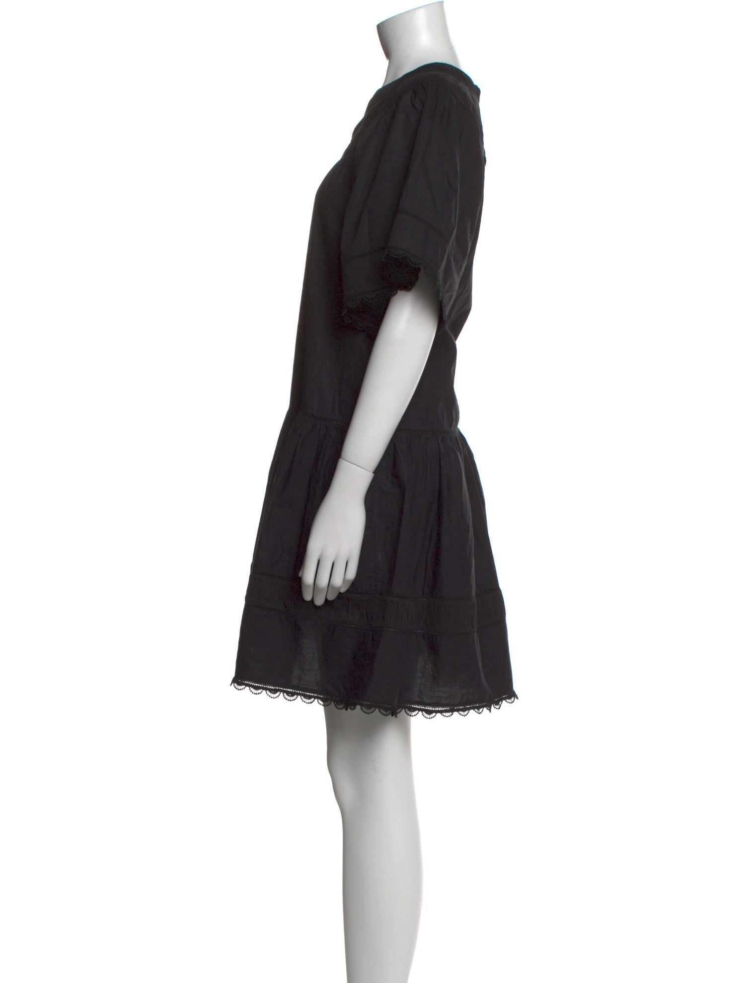 Ulla Johnson Crew Neck Mini Dress
