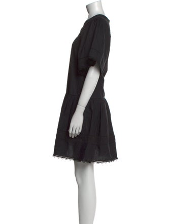Ulla Johnson Crew Neck Mini Dress