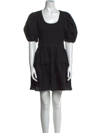 Ulla Johnson Scoop Neck Mini Dress