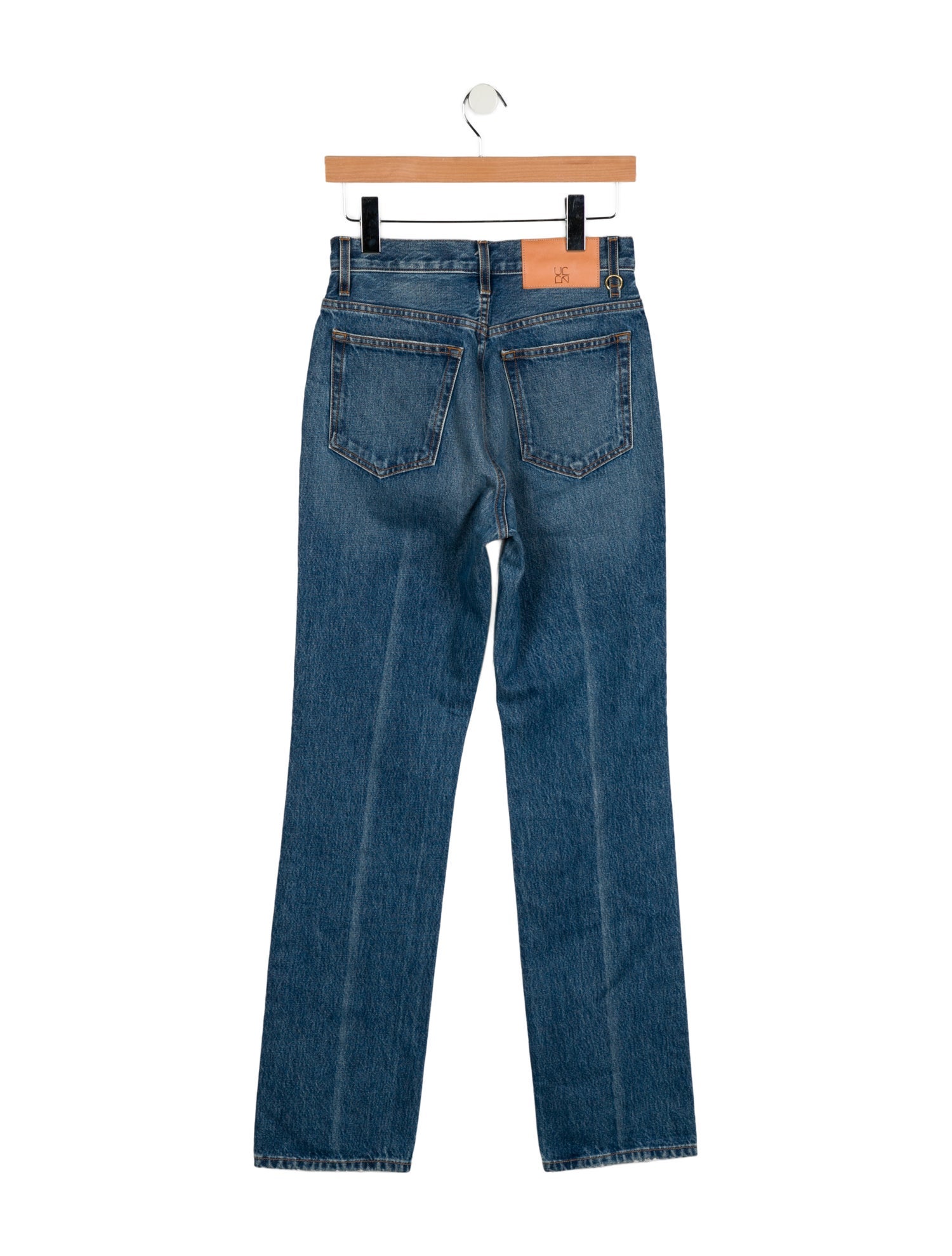 Ulla Johnson High-Rise Straight Leg Jeans