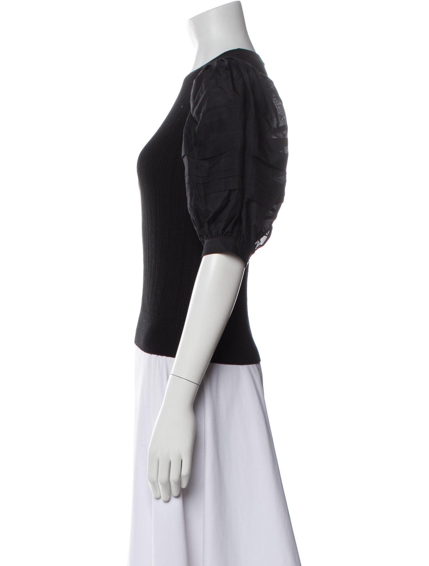 Ulla Johnson Crew Neck Short Sleeve Top