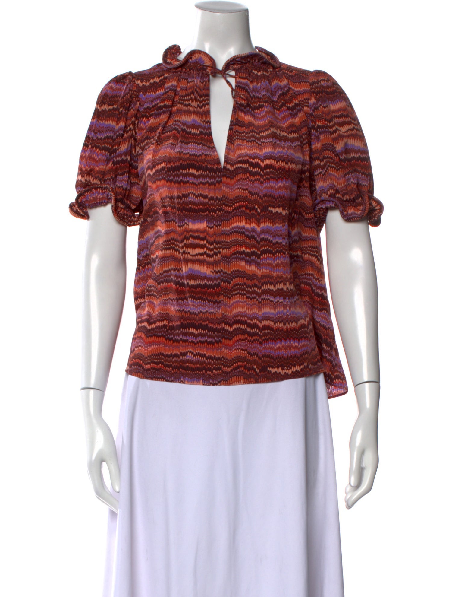 Ulla Johnson Silk Printed Blouse