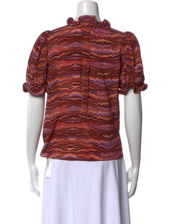 Ulla Johnson Silk Printed Blouse