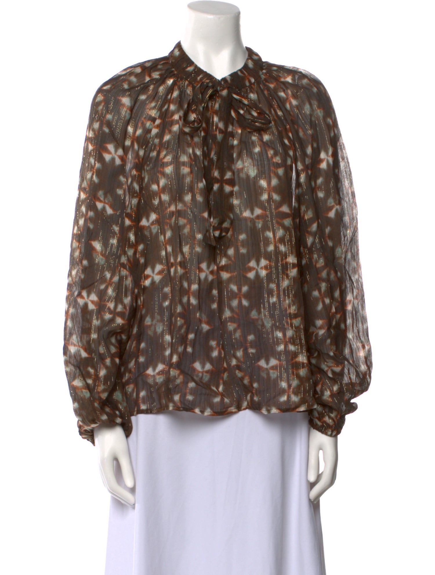 Ulla Johnson Silk Printed Blouse
