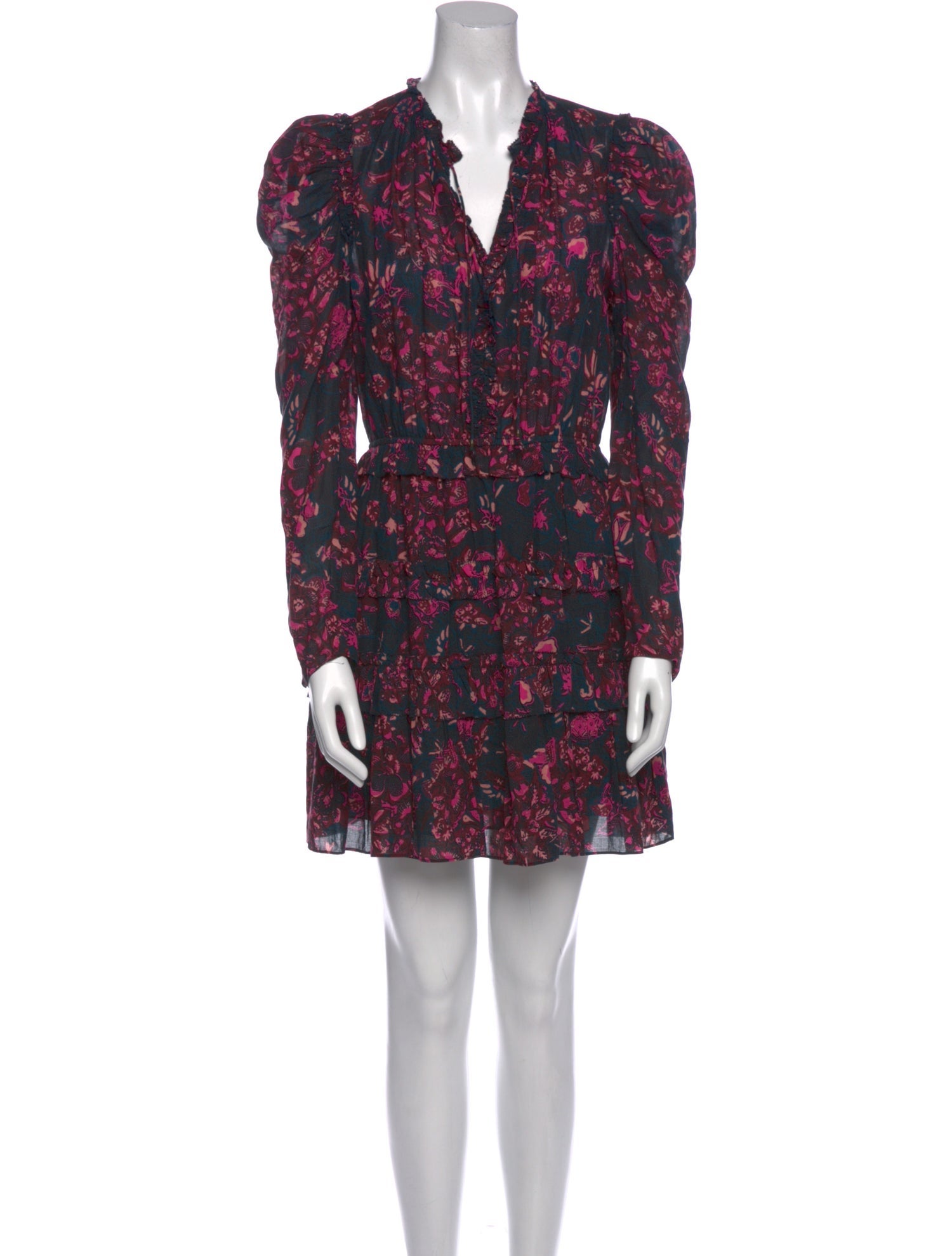 Ulla Johnson Floral Print Mini Dress