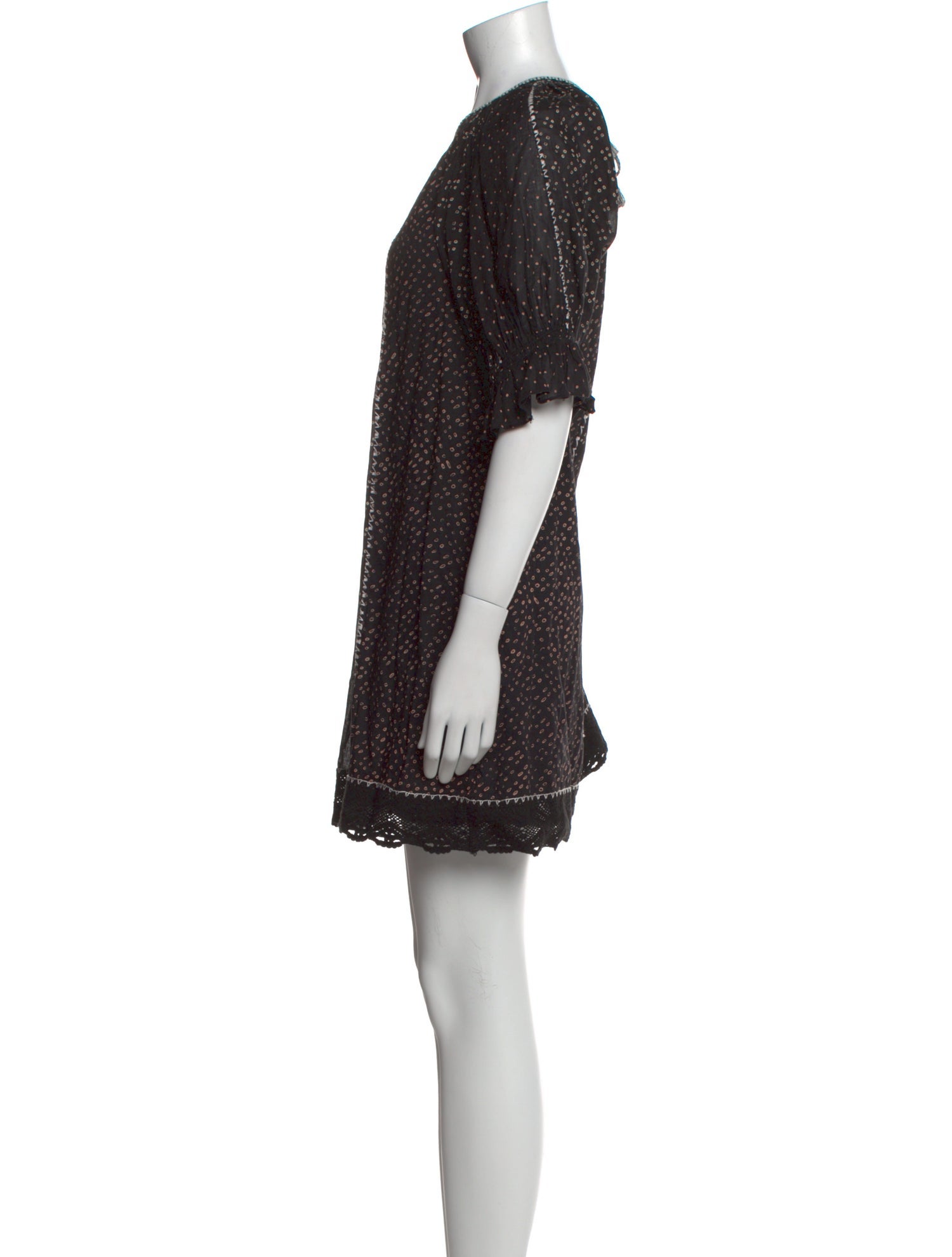 Ulla Johnson Crew Neck Mini Dress