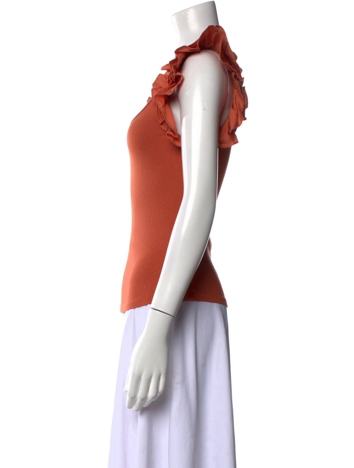 Ulla Johnson Scoop Neck Short Sleeve Top