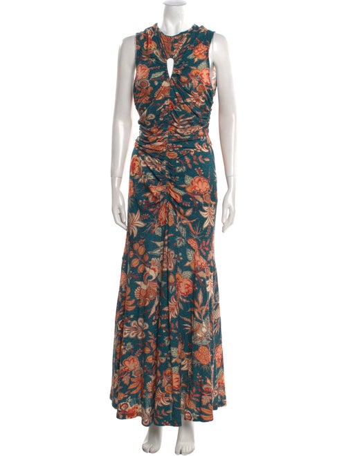 Ulla Johnson Floral Print Long Dress