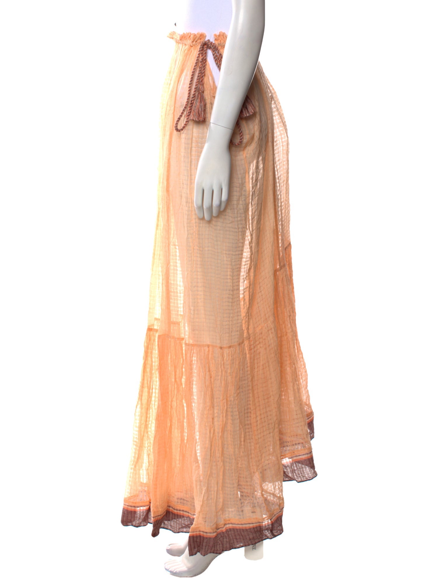 Ulla Johnson Tassel Accents Long Skirt