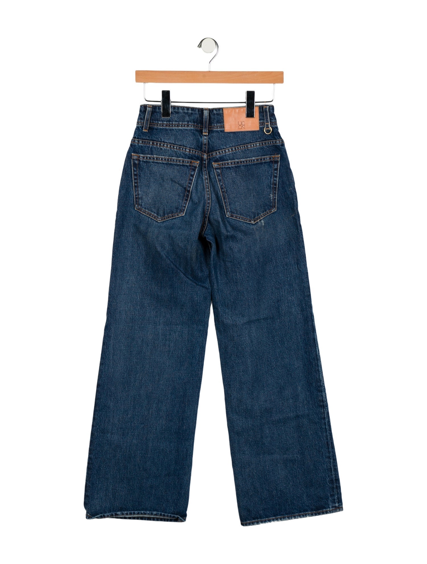 Ulla Johnson Mid-Rise Wide Leg Jeans