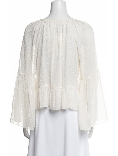 Ulla Johnson Silk Square Neckline Blouse