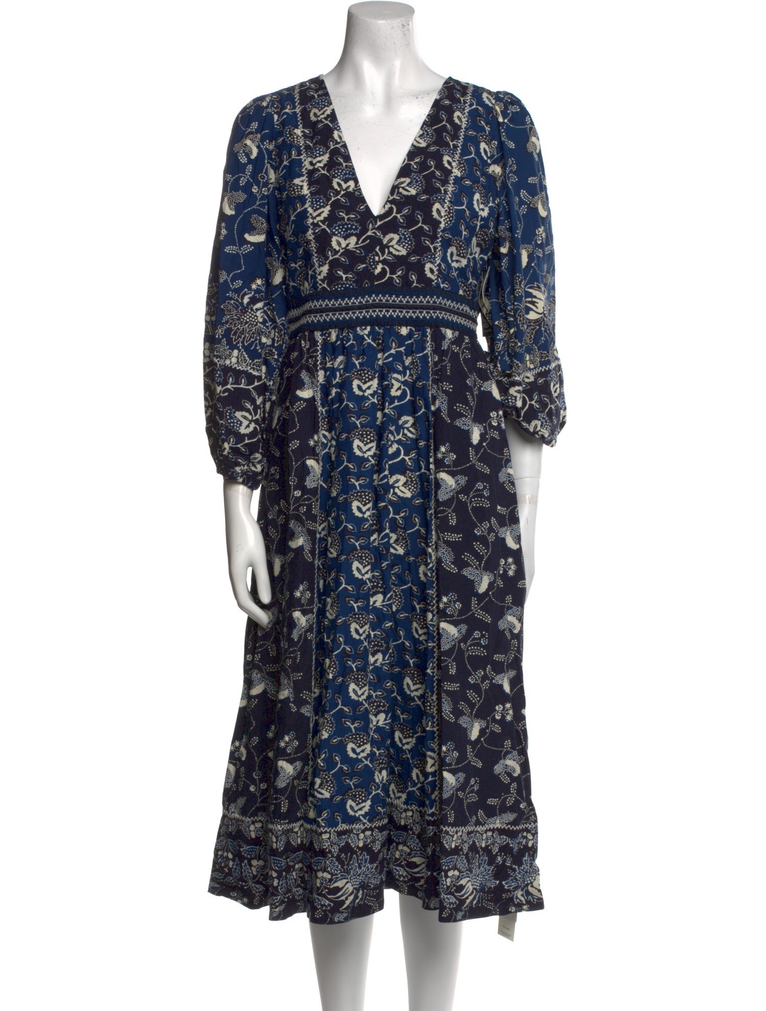 Ulla Johnson Floral Print Midi Length Dress w/ Tags