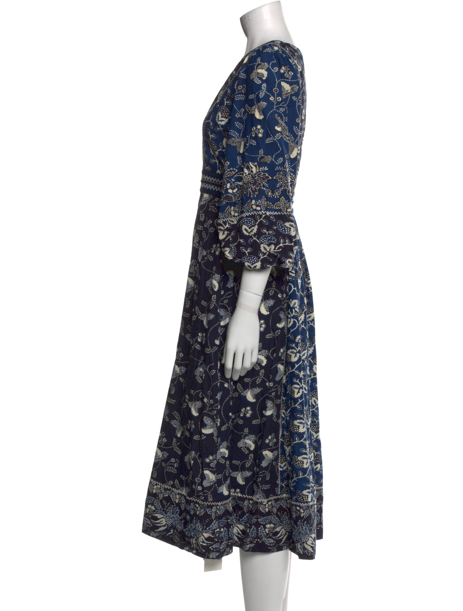 Ulla Johnson Floral Print Midi Length Dress w/ Tags