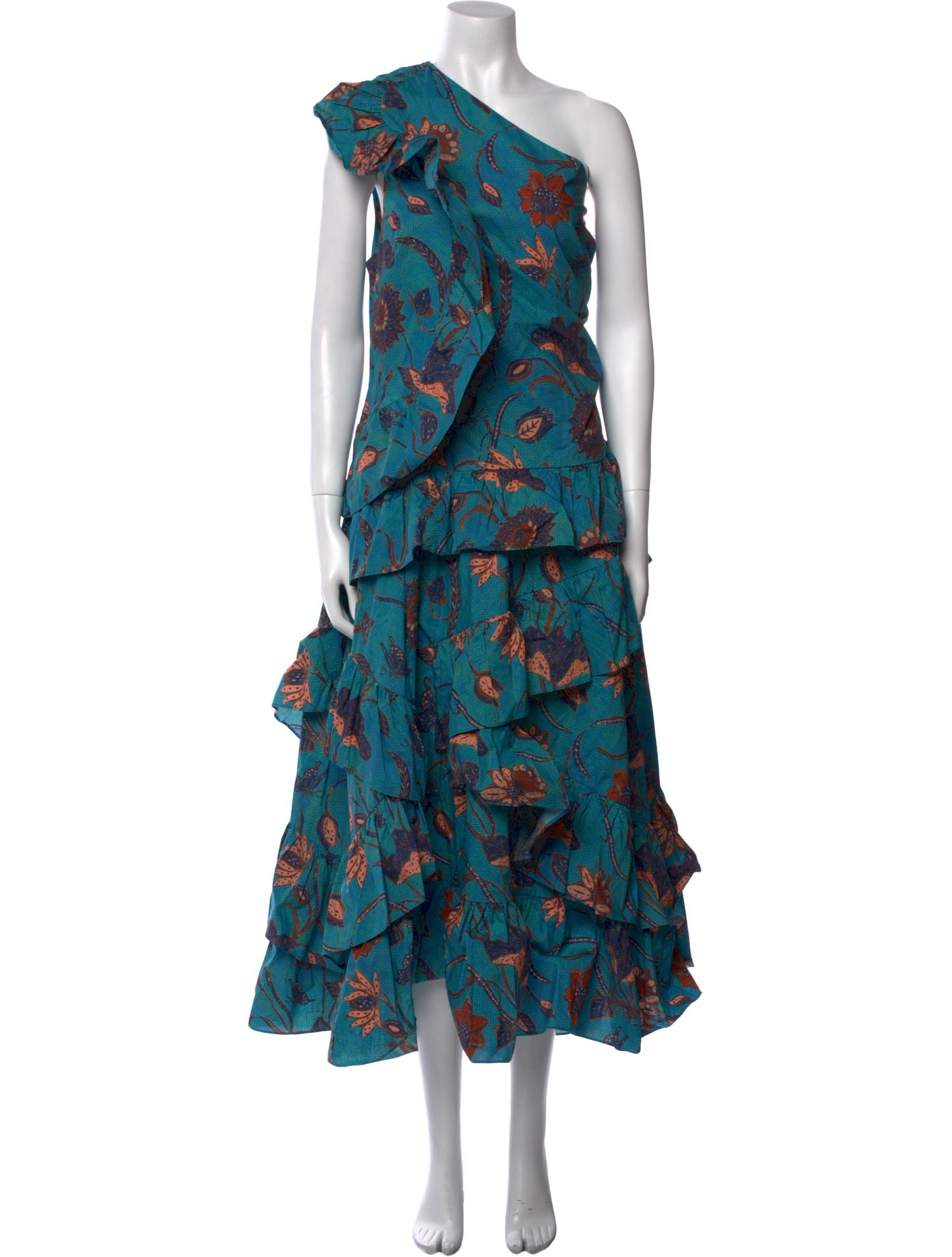 Ulla Johnson Floral Print Long Dress w/ Tags