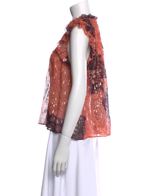 Ulla Johnson Silk Printed Blouse