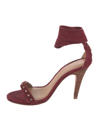 Ulla Johnson Suede Studded Accents Sandals