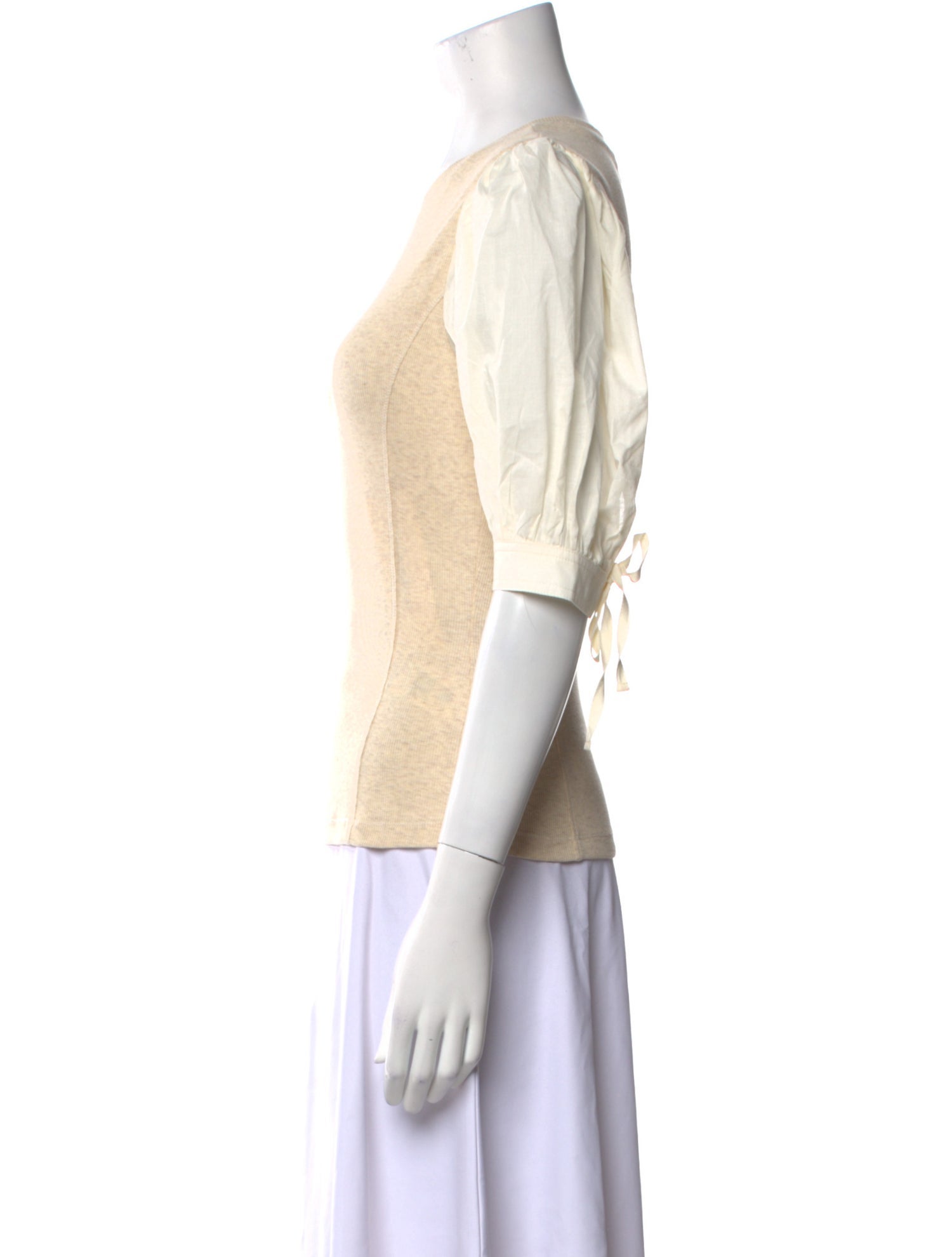 Ulla Johnson Bateau Neckline Three-Quarter Sleeve Top w/ Tags