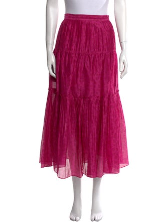 Ulla Johnson Printed Midi Length Skirt