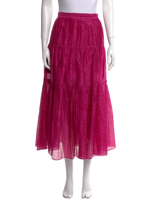 Ulla Johnson Printed Midi Length Skirt