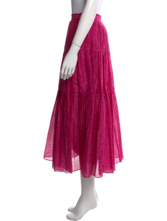 Ulla Johnson Printed Midi Length Skirt