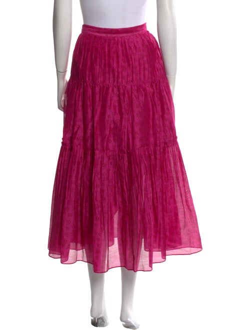 Ulla Johnson Printed Midi Length Skirt