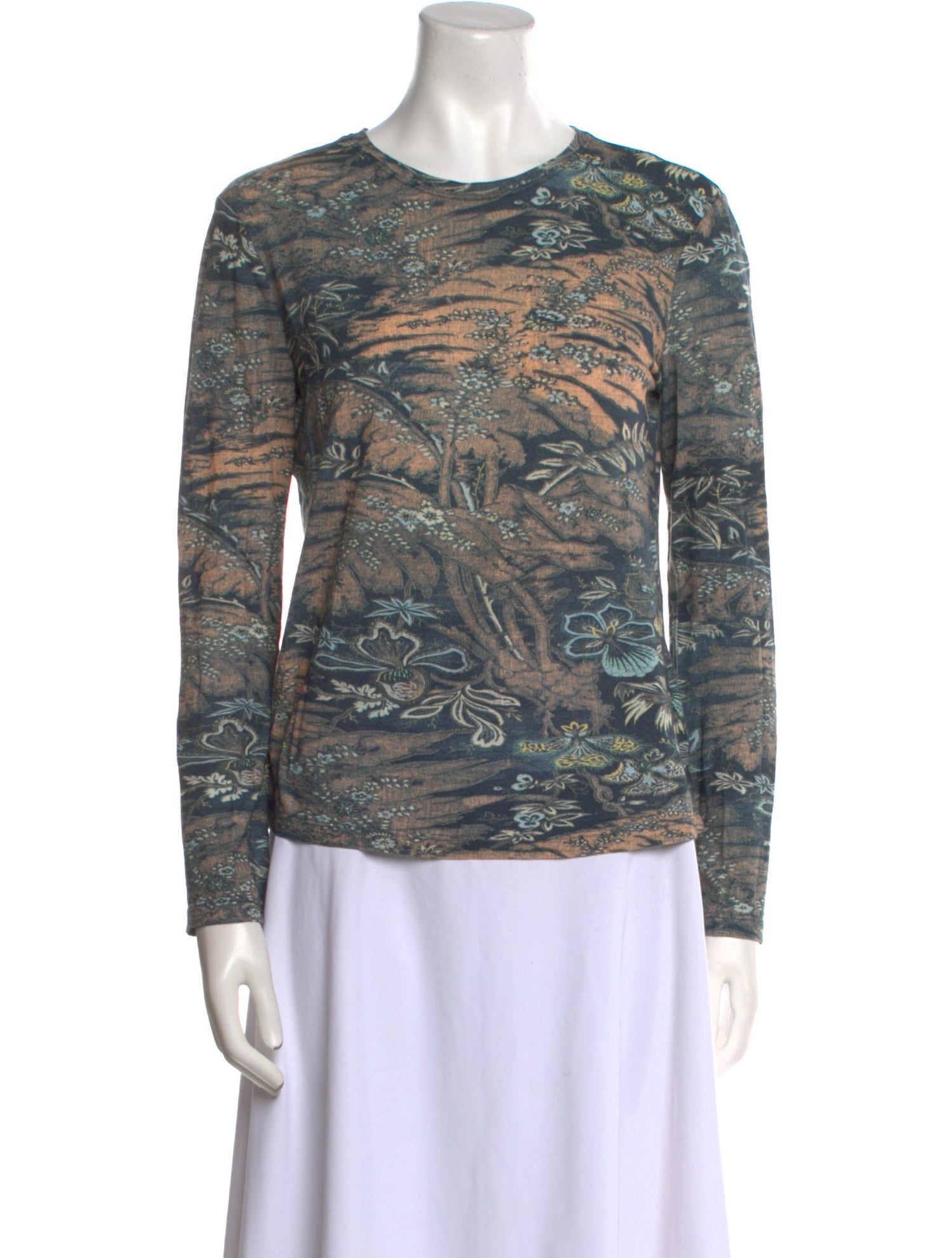 Ulla Johnson Printed Crew Neck Sweatshirt