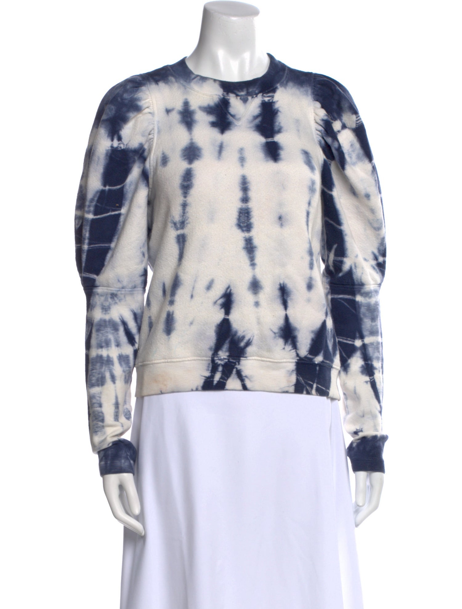 Ulla Johnson Tie-Dye Print Crew Neck Sweatshirt