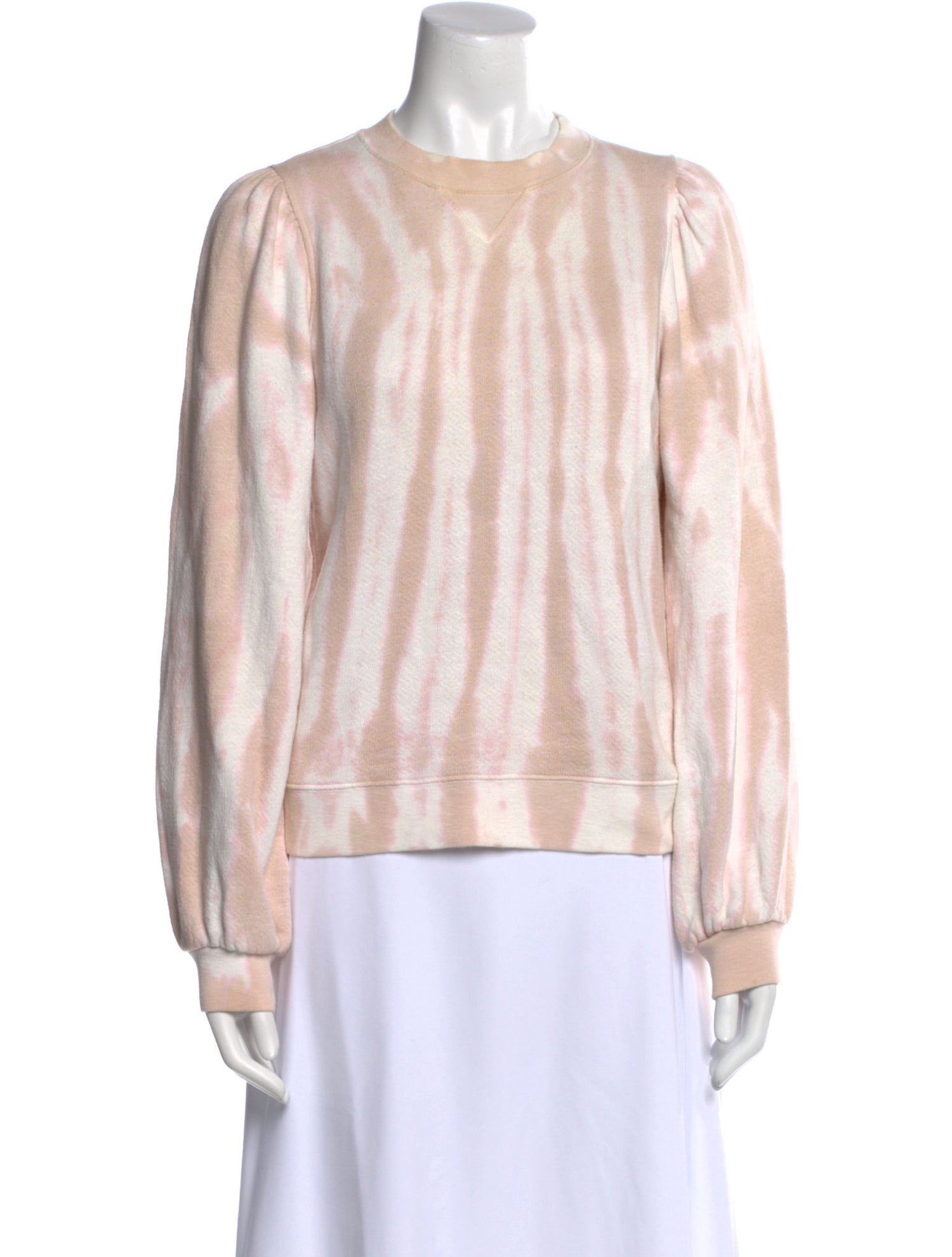 Ulla Johnson Tie-Dye Print Crew Neck Sweatshirt