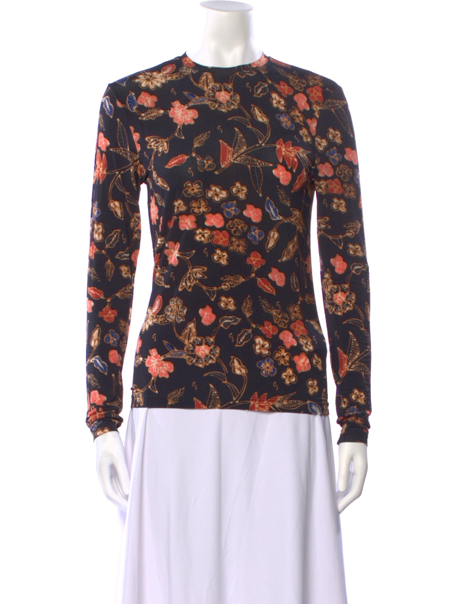 Ulla Johnson Floral Print Crew Neck Top