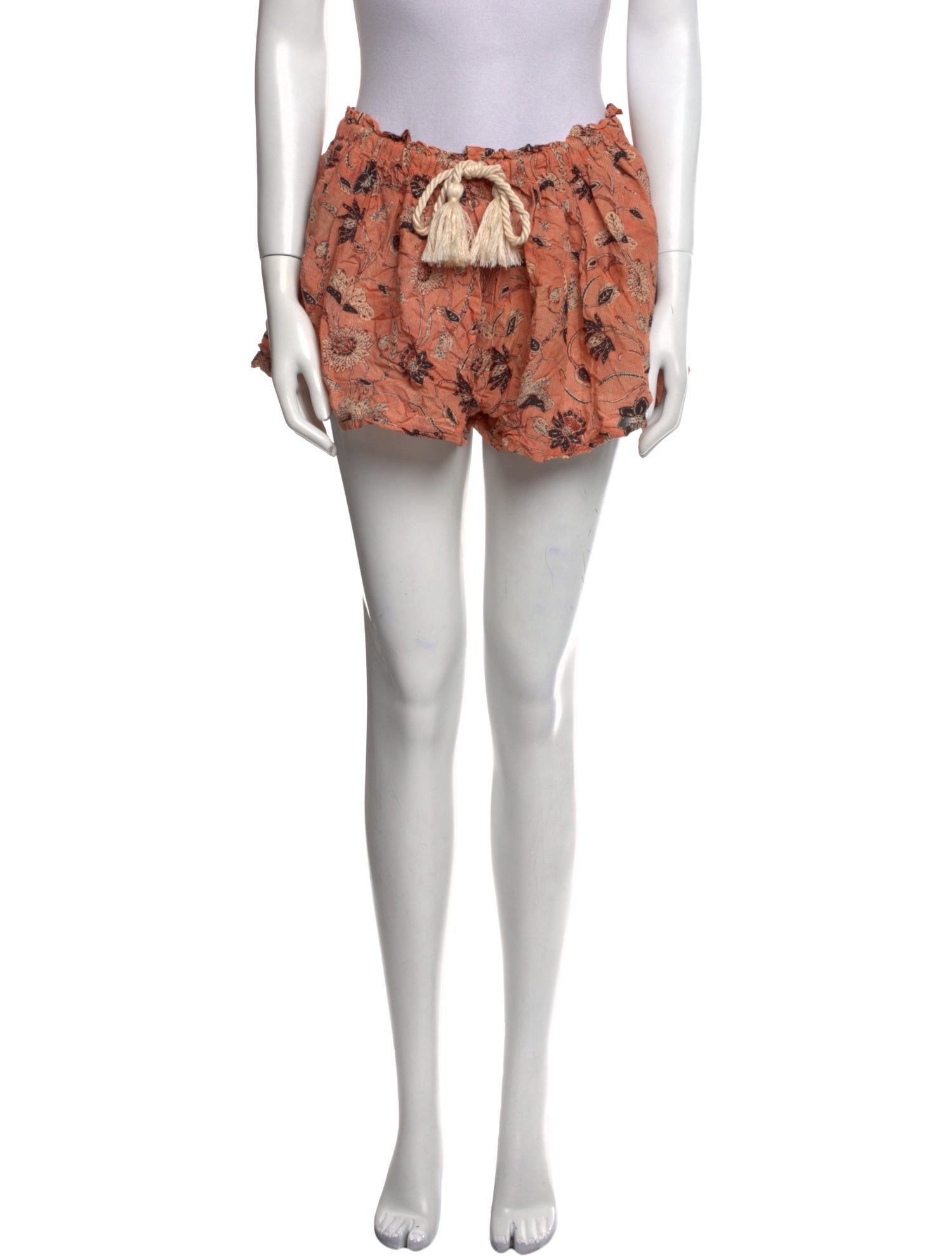 Ulla Johnson Floral Print Mini Shorts
