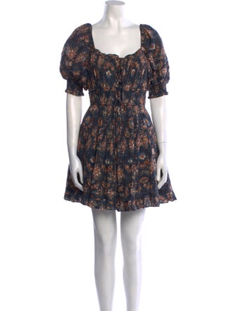 Ulla Johnson Floral Print Mini Dress