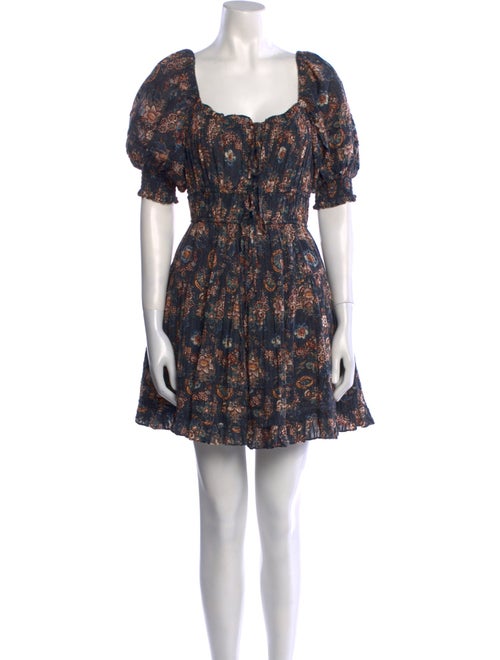 Ulla Johnson Floral Print Mini Dress