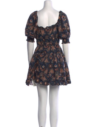 Ulla Johnson Floral Print Mini Dress