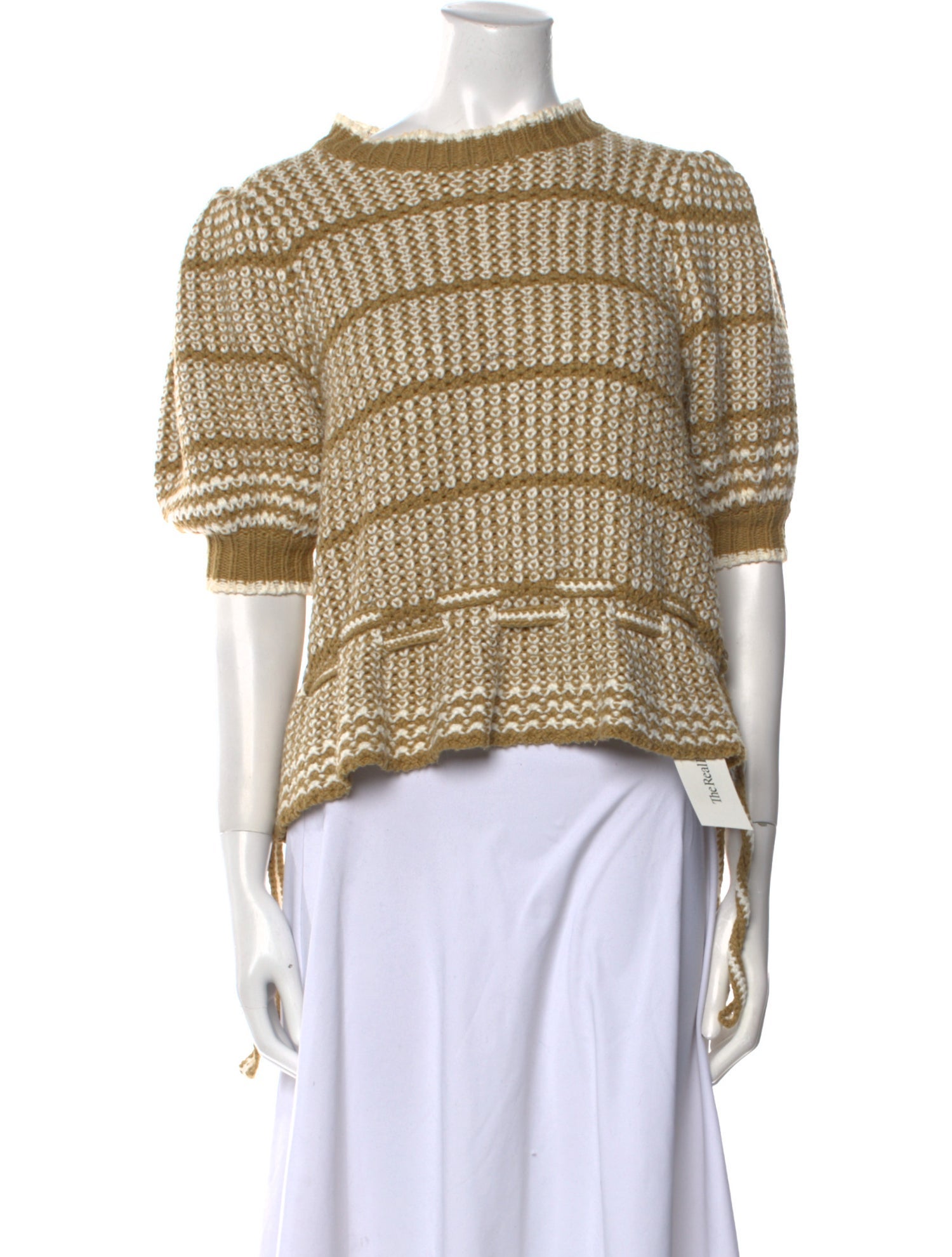 Ulla Johnson Striped Mock Neck Sweater