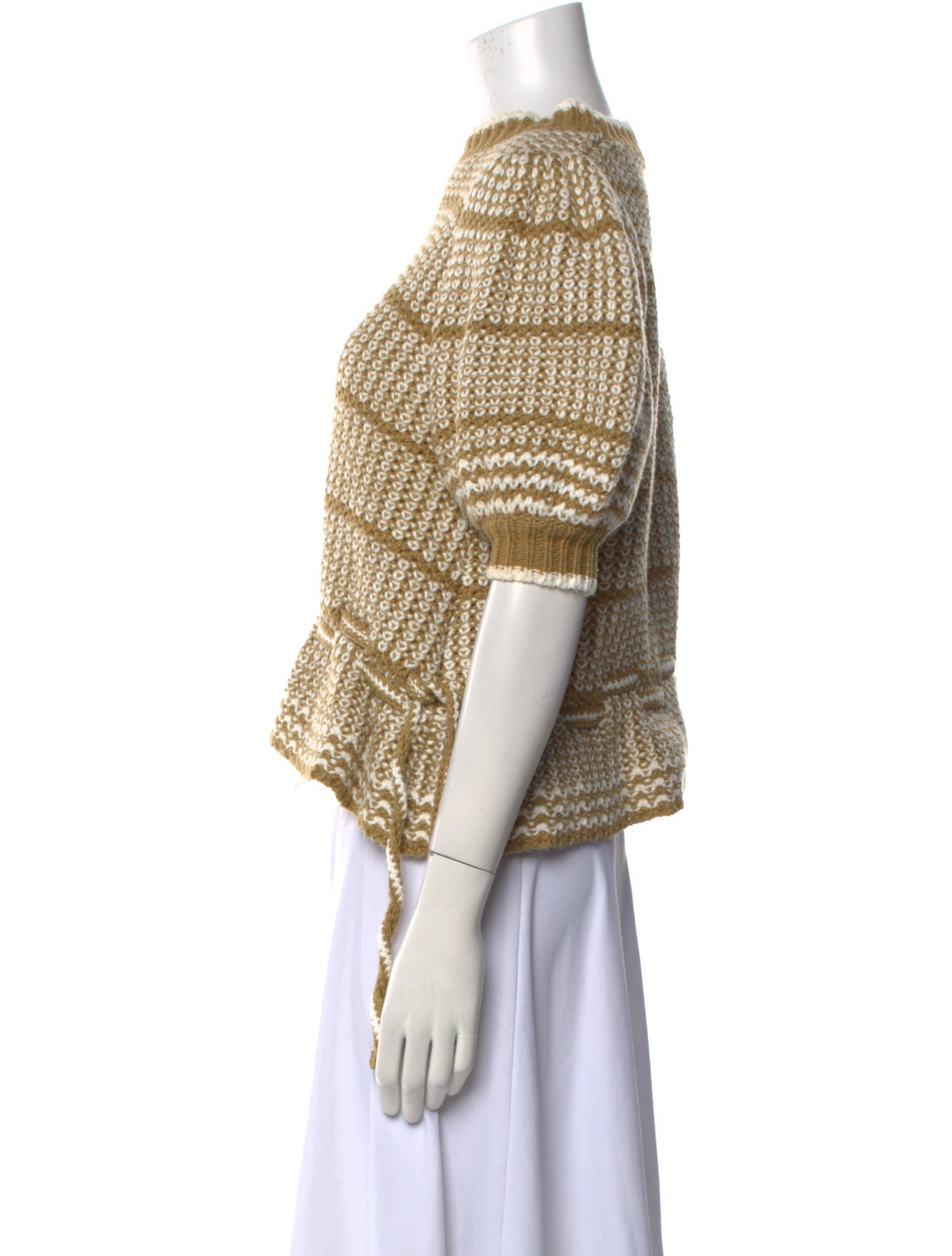 Ulla Johnson Striped Mock Neck Sweater