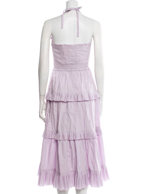 Ulla Johnson Square Neckline Midi Length Dress