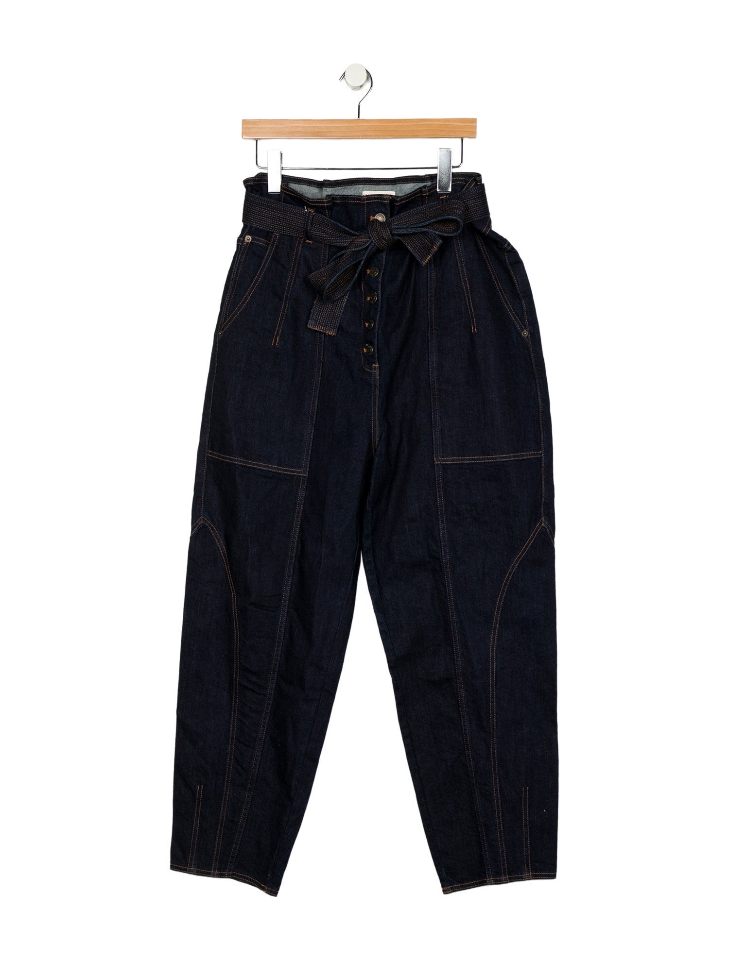 Ulla Johnson High-Rise Straight Leg Jeans