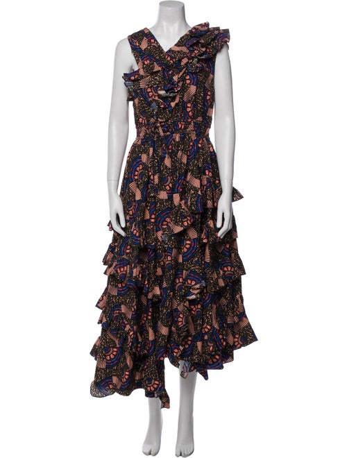 Ulla Johnson Floral Print Long Dress