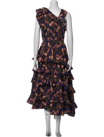 Ulla Johnson Floral Print Long Dress